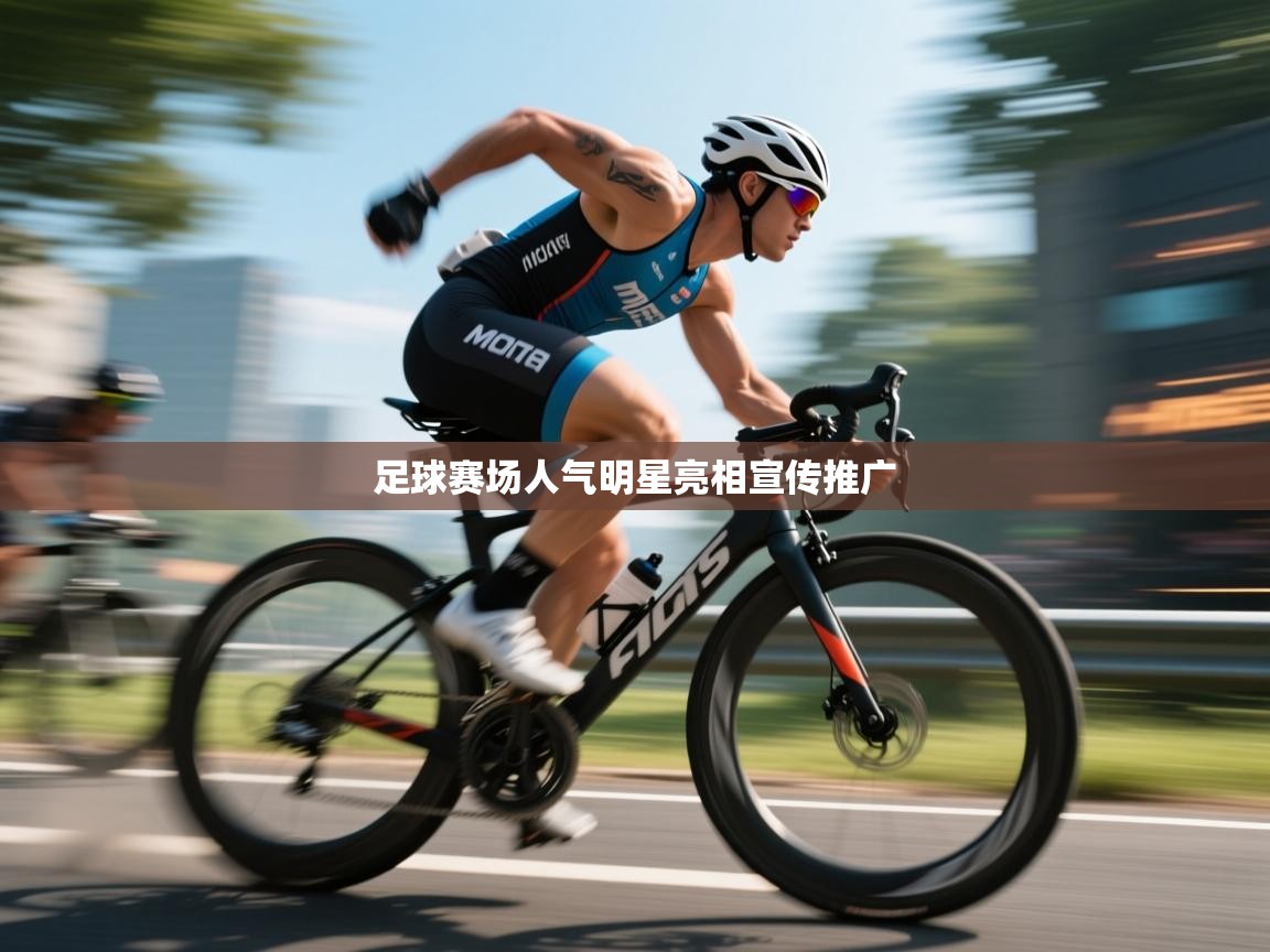 足球赛场人气明星亮相宣传推广